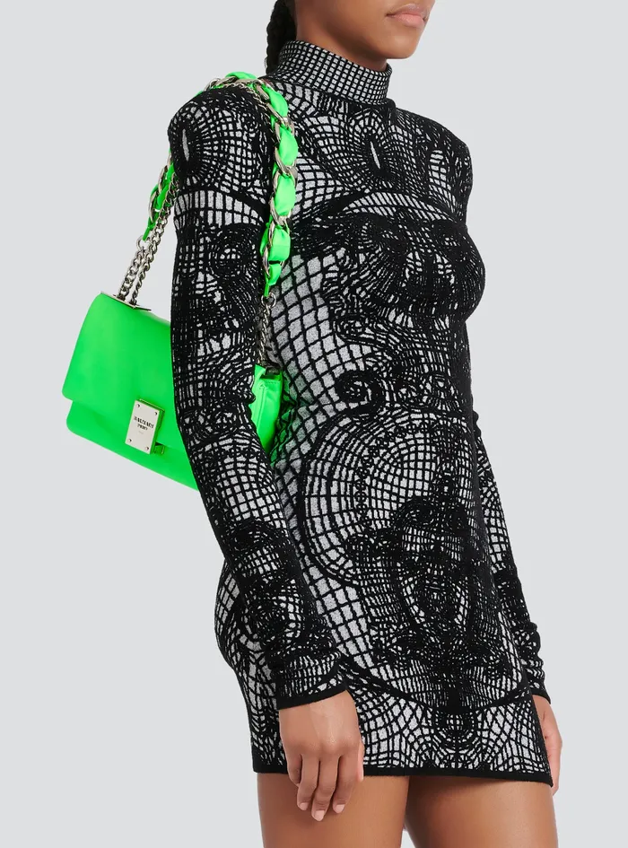 Balmain 1945 Bags Womens SmallSized Faux Leather 1945 Soft Bag Green Balmain 1945 Bags Womens SmallSized Faux Leather 1945 Soft Bag Green