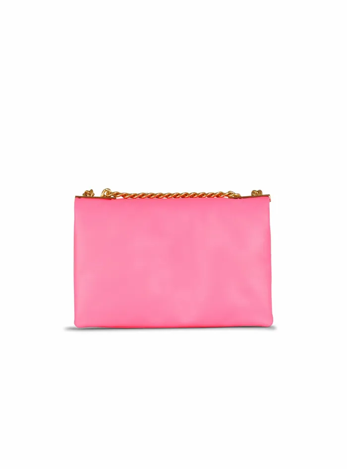 Balmain 1945 Bags Womens SmallSized Faux Leather 1945 Soft Bag Pink Balmain 1945 Bags Womens SmallSized Faux Leather 1945 Soft Bag Pink