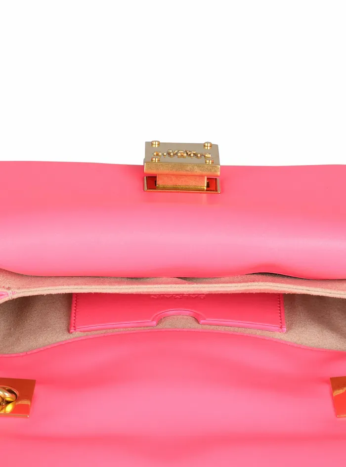 Balmain 1945 Bags Womens SmallSized Faux Leather 1945 Soft Bag Pink Balmain 1945 Bags Womens SmallSized Faux Leather 1945 Soft Bag Pink