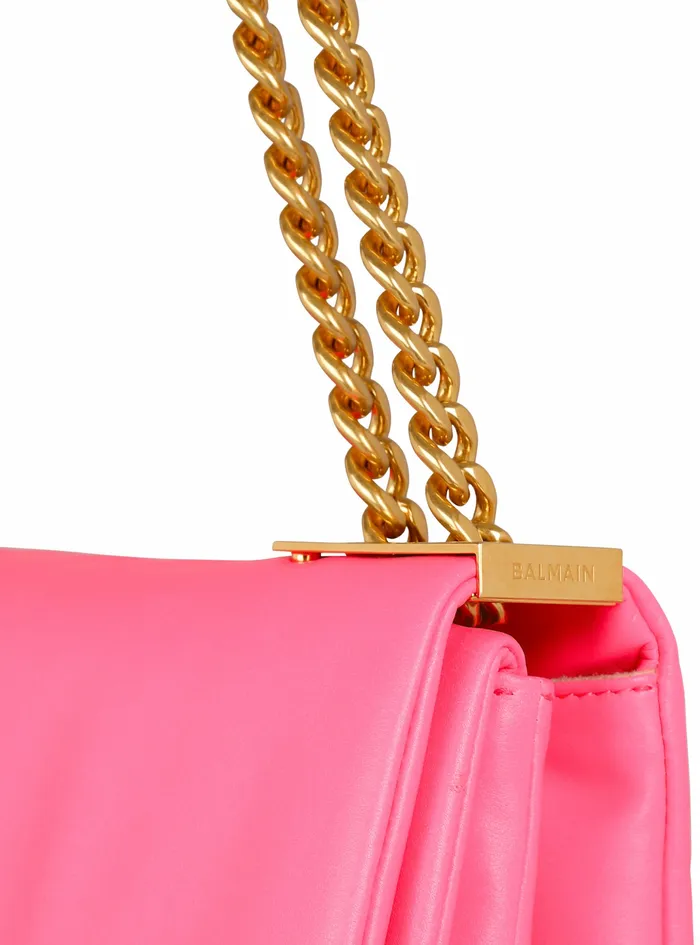 Balmain 1945 Bags Womens SmallSized Faux Leather 1945 Soft Bag Pink Balmain 1945 Bags Womens SmallSized Faux Leather 1945 Soft Bag Pink