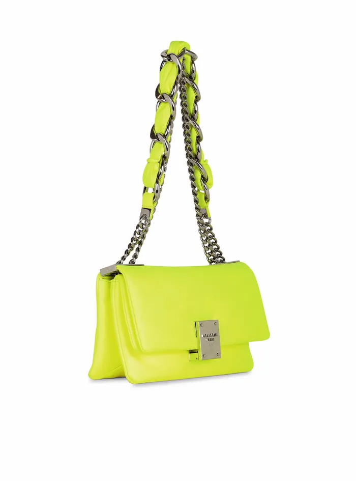 Balmain 1945 Bags Womens SmallSized Faux Leather 1945 Soft Bag Yellow Balmain 1945 Bags Womens SmallSized Faux Leather 1945 Soft Bag Yellow