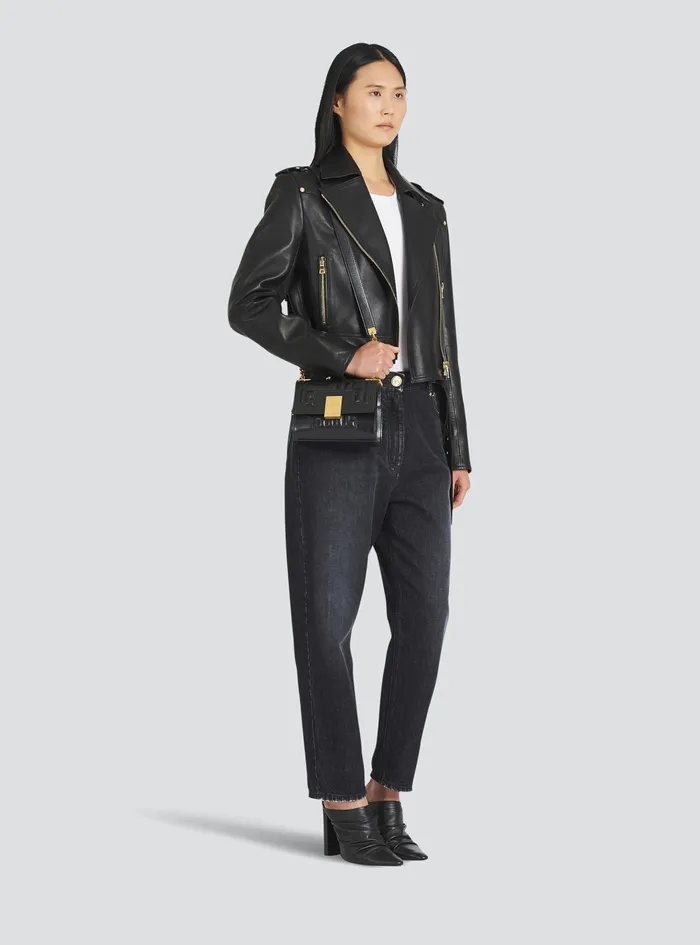 Balmain 1945 Bags Womens SmallSized Quilted Leather 1945 Bag Black Balmain 1945 Bags Womens SmallSized Quilted Leather 1945 Bag Black