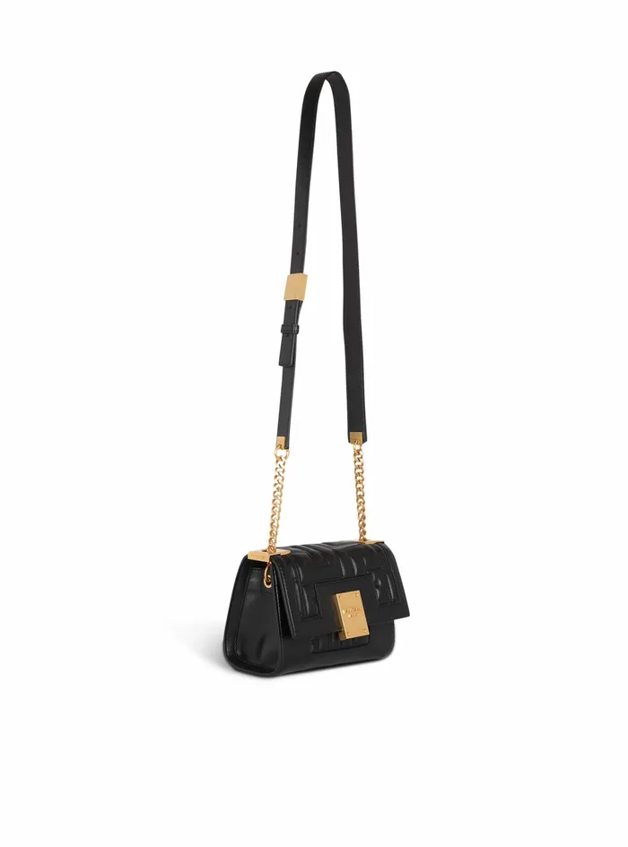Balmain 1945 Bags Womens SmallSized Quilted Leather 1945 Bag Black Balmain 1945 Bags Womens SmallSized Quilted Leather 1945 Bag Black