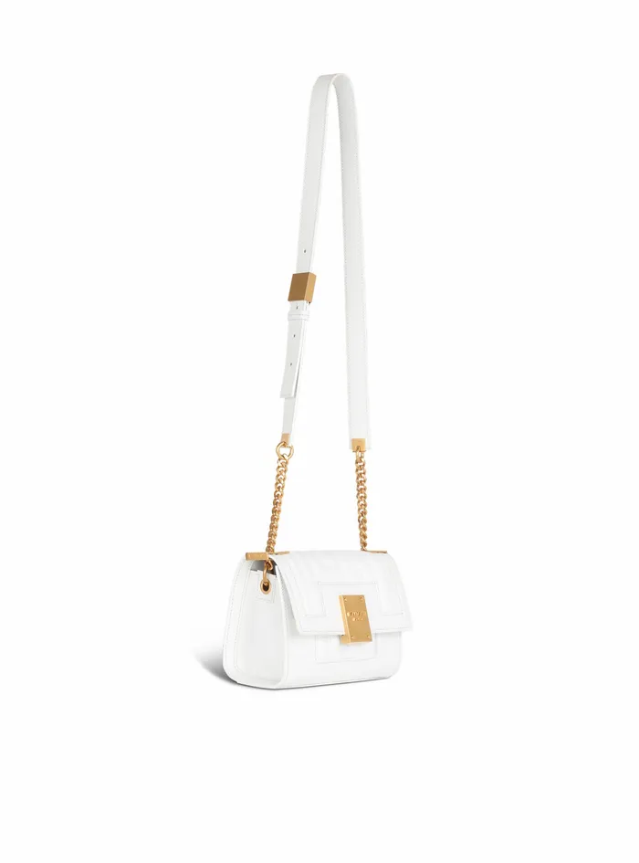 Balmain 1945 Bags Womens SmallSized Quilted Leather 1945 Bag White Balmain 1945 Bags Womens SmallSized Quilted Leather 1945 Bag White