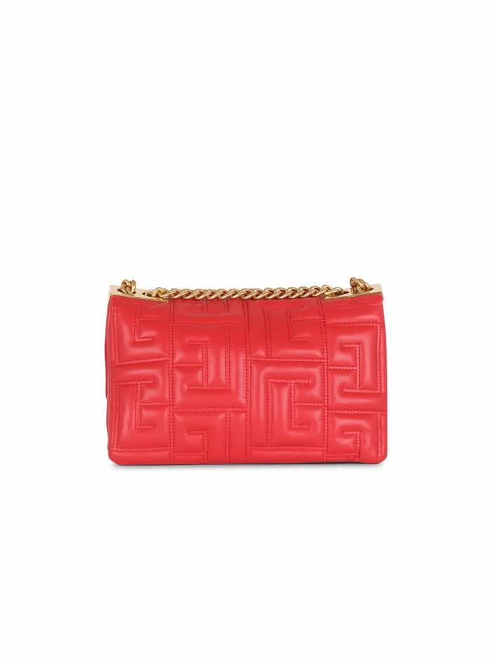 Balmain 1945 Bags Womens SmallSized Quilted Leather 1945 Soft Bag Red Balmain 1945 Bags Womens SmallSized Quilted Leather 1945 Soft Bag Red