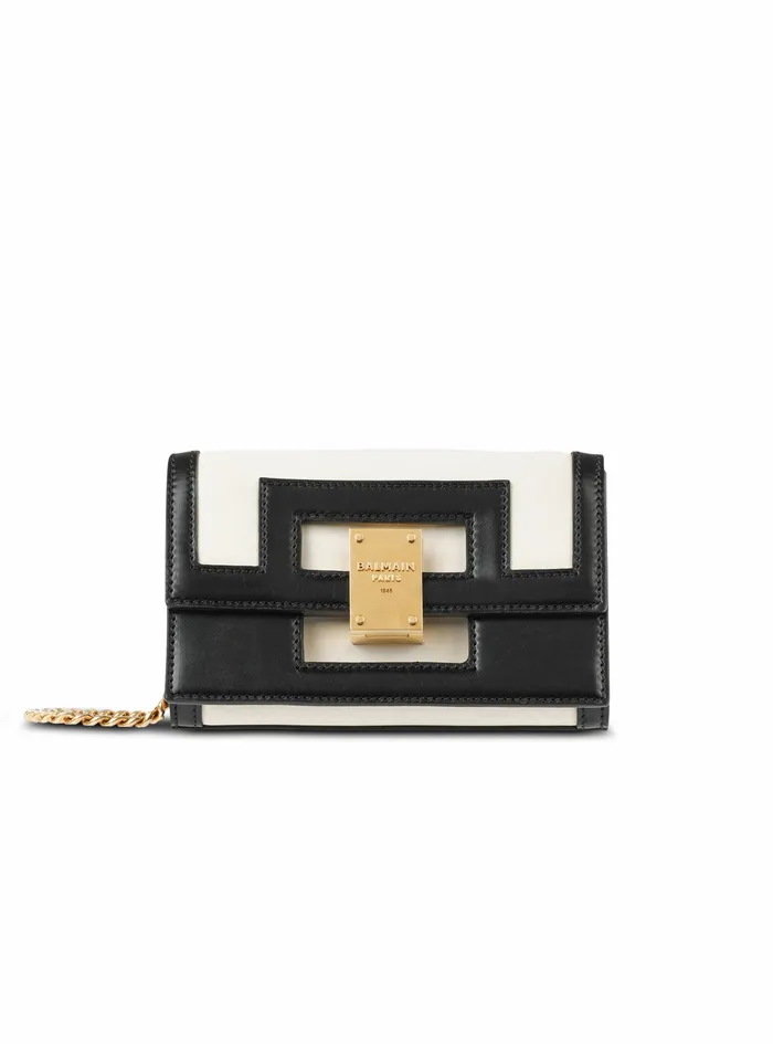 Balmain 1945 Heritage Bags Womens SmallSized Black And White Leather 1945 Heritage Bag White Balmain 1945 Heritage Bags Womens SmallSized Black And White Leather 1945 Heritage Bag White