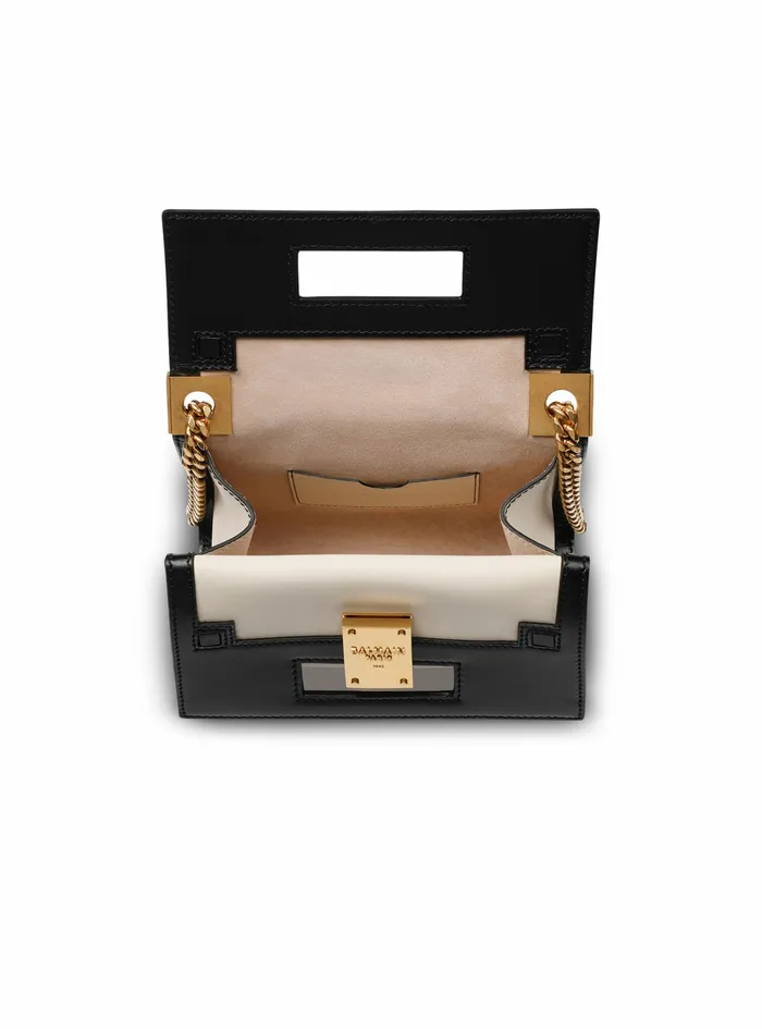 Balmain 1945 Heritage Bags Womens SmallSized Black And White Leather 1945 Heritage Bag White Balmain 1945 Heritage Bags Womens SmallSized Black And White Leather 1945 Heritage Bag White