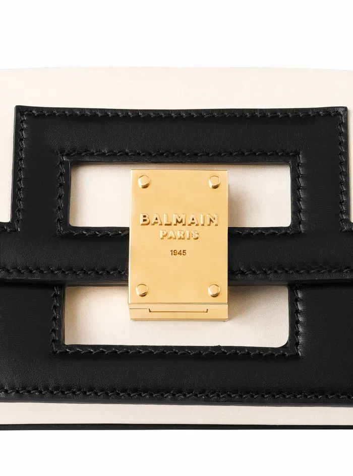 Balmain 1945 Heritage Bags Womens SmallSized Black And White Leather 1945 Heritage Bag White Balmain 1945 Heritage Bags Womens SmallSized Black And White Leather 1945 Heritage Bag White
