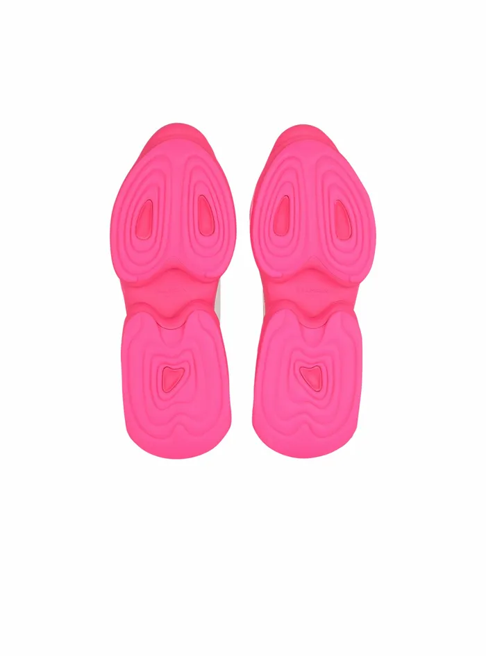 Balmain BBold Womens Leather Metal And Suede BBold LowTop Sneakers Pink Balmain BBold Womens Leather Metal And Suede BBold LowTop Sneakers Pink