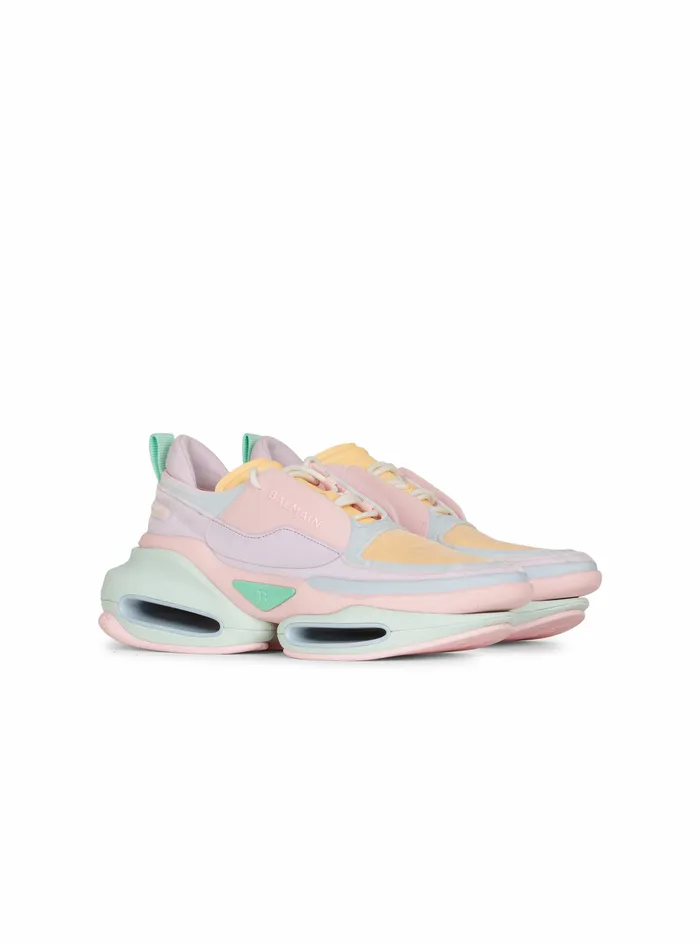 Balmain BBold Womens Multicolored Velvet BBold LowTop Sneakers Multicolor Balmain BBold Womens Multicolored Velvet BBold LowTop Sneakers Multicolor