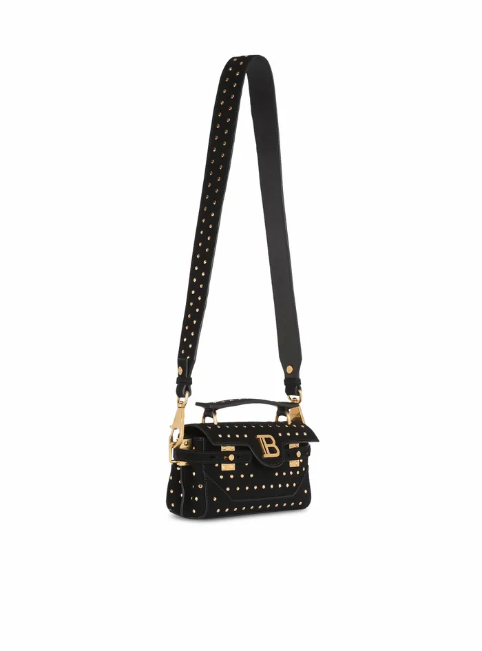 Balmain BBuzz Bags Womens Bicolor Leather BBuzz 19 Bag Black Balmain BBuzz Bags Womens Bicolor Leather BBuzz 19 Bag Black