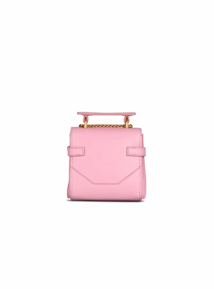 Balmain BBuzz Bags Womens Leather BBuzz Mini Bag Pink Balmain BBuzz Bags Womens Leather BBuzz Mini Bag Pink