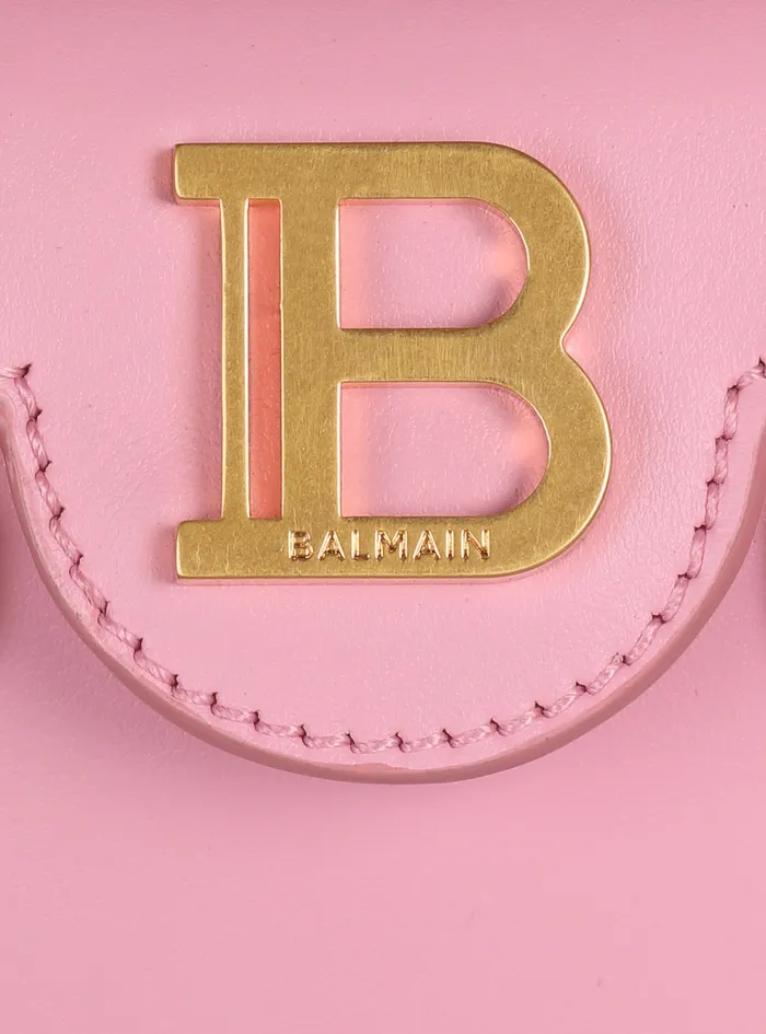 Balmain BBuzz Bags Womens Leather BBuzz Mini Bag Pink Balmain BBuzz Bags Womens Leather BBuzz Mini Bag Pink