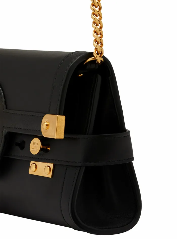 Balmain BBuzz Bags Womens Smooth Leather BBuzz 23 Clutch Bag Black Balmain BBuzz Bags Womens Smooth Leather BBuzz 23 Clutch Bag Black
