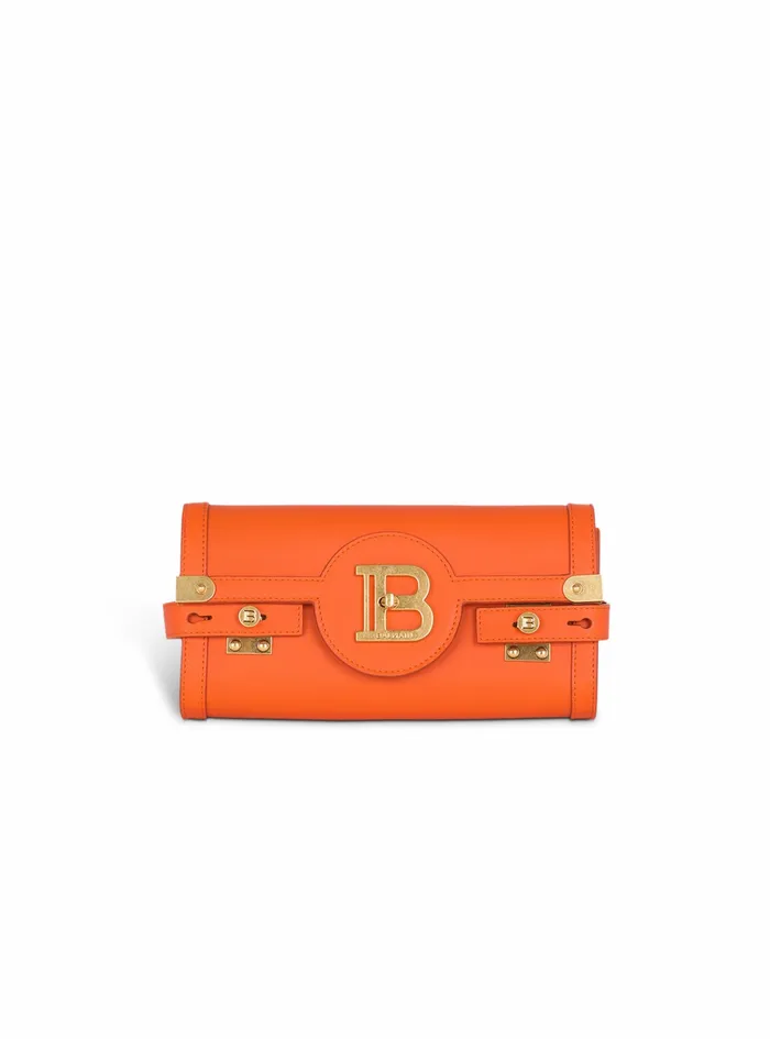 Balmain BBuzz Bags Womens Smooth Leather BBuzz 23 Clutch Bag Orange Balmain BBuzz Bags Womens Smooth Leather BBuzz 23 Clutch Bag Orange
