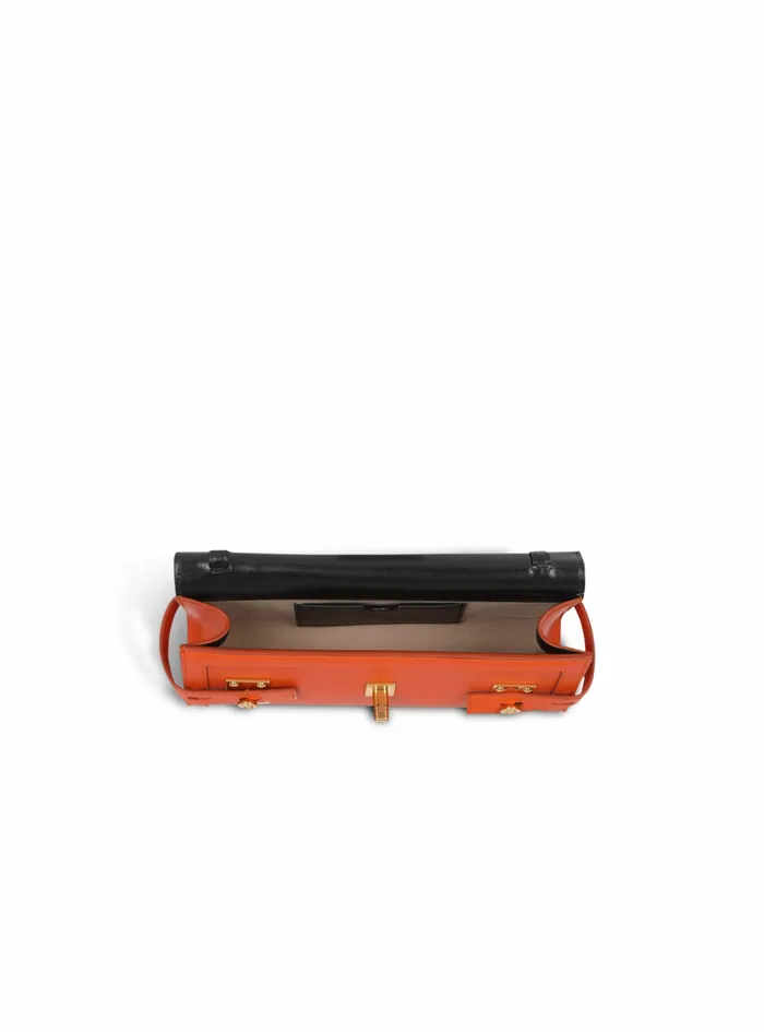 Balmain BBuzz Bags Womens Smooth Leather BBuzz 23 Clutch Bag Orange Balmain BBuzz Bags Womens Smooth Leather BBuzz 23 Clutch Bag Orange