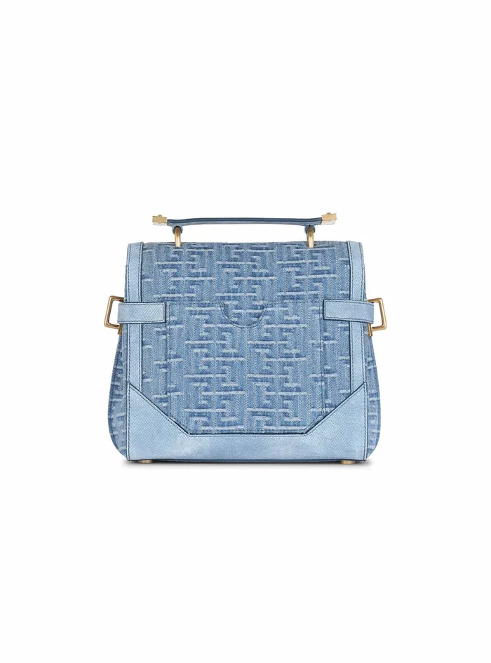 Balmain BBuzz Bags Womens Suede And Denim BBuzz 23 Bag Blue Balmain BBuzz Bags Womens Suede And Denim BBuzz 23 Bag Blue