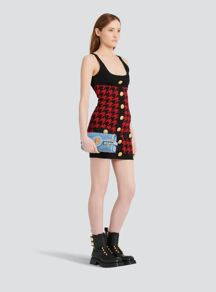 Balmain BBuzz Bags Womens Suede And Denim BBuzz 23 Clutch Bag Blue Balmain BBuzz Bags Womens Suede And Denim BBuzz 23 Clutch Bag Blue