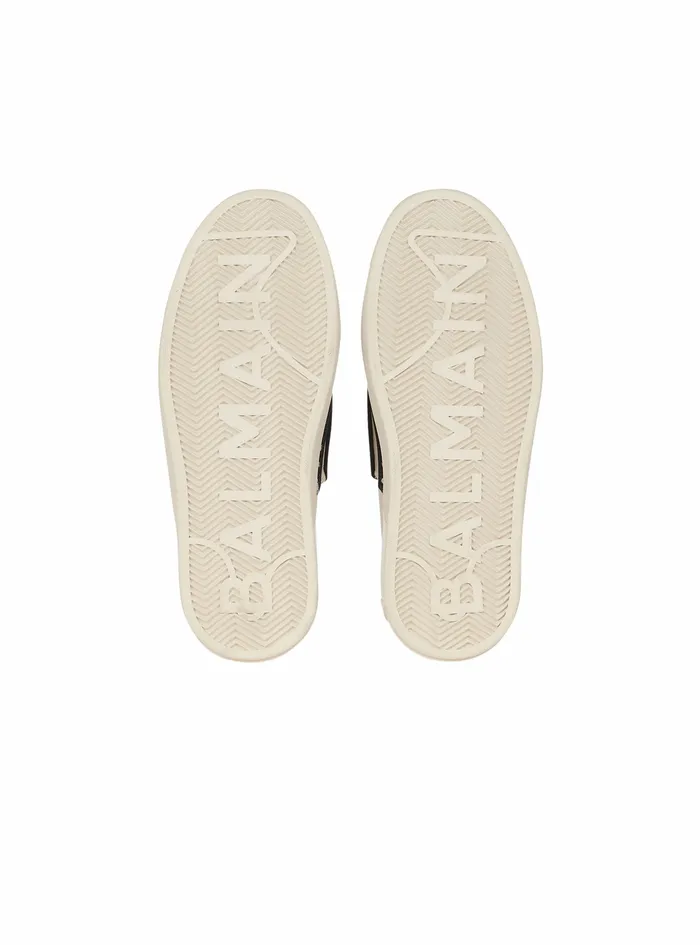 Balmain BCourt Womens Bicolor Jacquard BCourt Sneakers Black Balmain BCourt Womens Bicolor Jacquard BCourt Sneakers Black