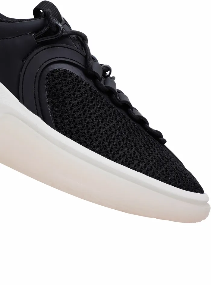 Balmain BRunner Womens Leather And Mesh BRunner Sneakers Black Balmain BRunner Womens Leather And Mesh BRunner Sneakers Black