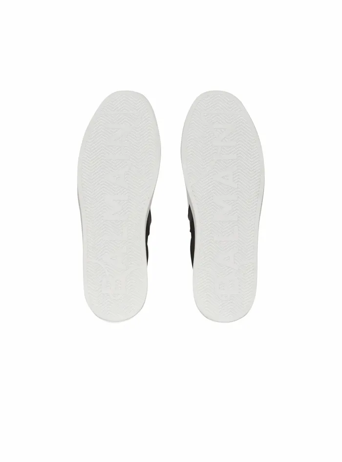 Balmain Bcourt Mens Calfskin And Suede BSkate Sneakers Black Balmain Bcourt Mens Calfskin And Suede BSkate Sneakers Black