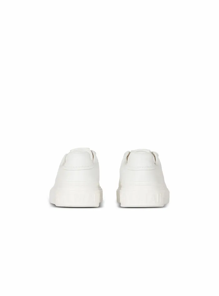 Balmain Bcourt Mens Smooth Leather BCourt Sneakers White Balmain Bcourt Mens Smooth Leather BCourt Sneakers White