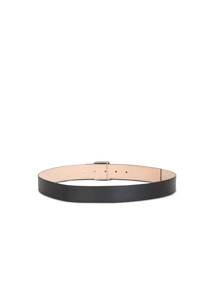 Balmain Belts Mens Smooth Leather BBelt Belt Black Balmain Belts Mens Smooth Leather BBelt Belt Black