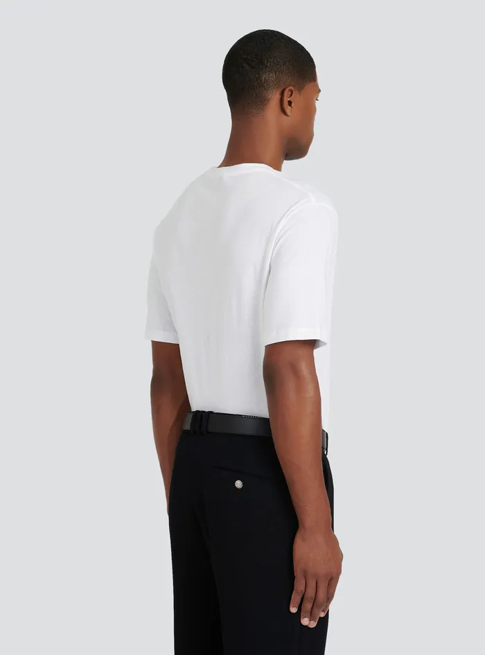 Balmain Belts Mens Smooth Leather BBelt Belt Black Balmain Belts Mens Smooth Leather BBelt Belt Black