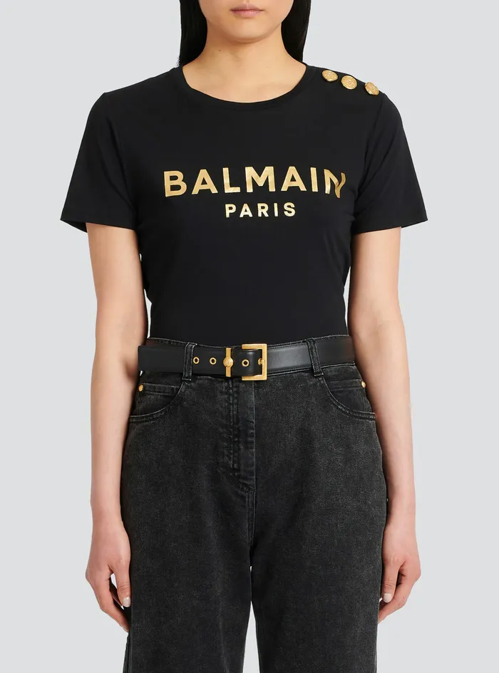 Balmain Belts Womens Leather Coin Belt Belt Black Balmain Belts Womens Leather Coin Belt Belt Black