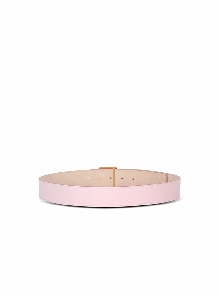 Balmain Belts Womens Smooth Leather BBelt Belt Pink Balmain Belts Womens Smooth Leather BBelt Belt Pink
