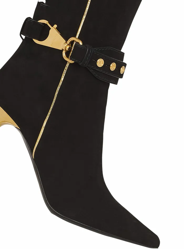 Balmain Boots And Rangers Womens Suede Robin Boots Black Balmain Boots And Rangers Womens Suede Robin Boots Black