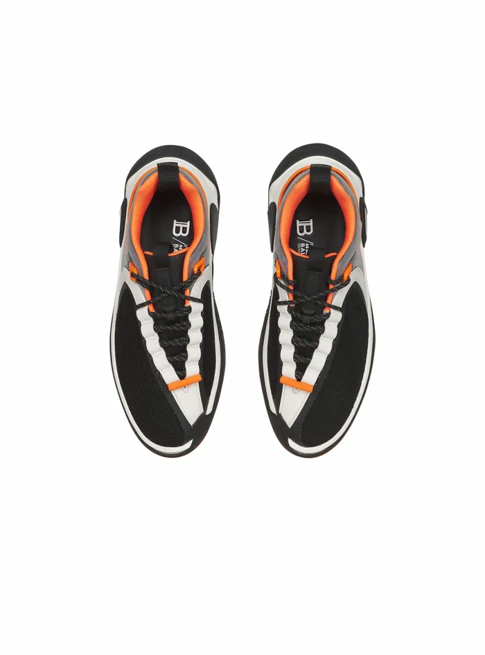 Balmain Brunner Mens Gummy Leather And Mesh BRunner Sneakers Multicolor Balmain Brunner Mens Gummy Leather And Mesh BRunner Sneakers Multicolor
