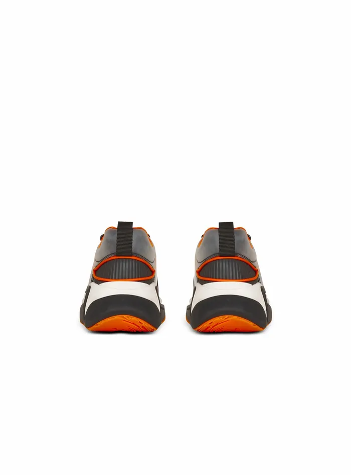 Balmain Brunner Mens Gummy Leather And Mesh BRunner Sneakers Multicolor Balmain Brunner Mens Gummy Leather And Mesh BRunner Sneakers Multicolor