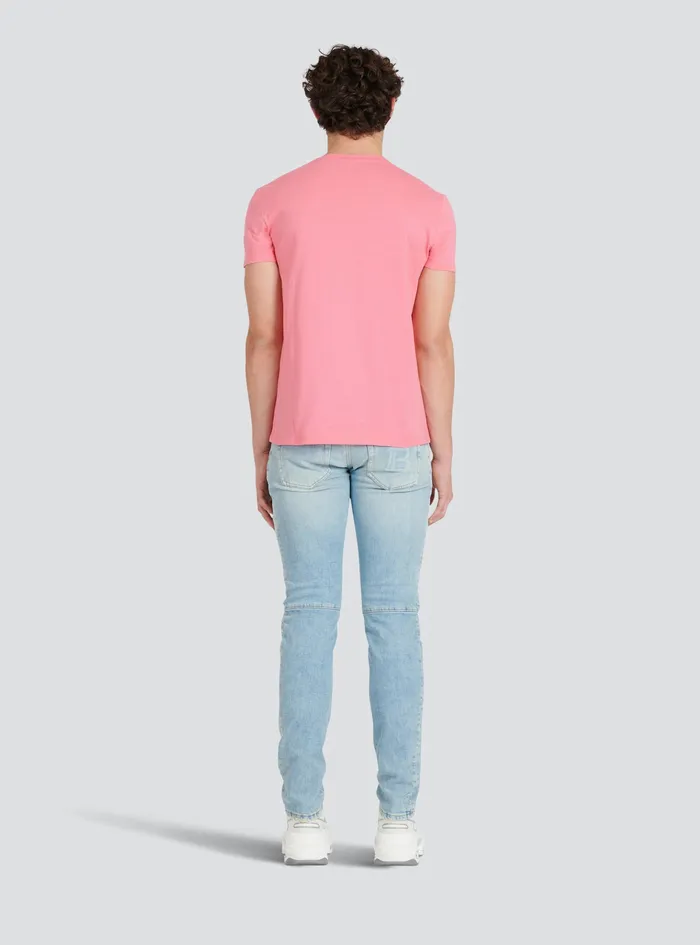 Balmain Denim Mens Slim Cut EcoDesigned Denim Cotton Jeans Blue Balmain Denim Mens Slim Cut EcoDesigned Denim Cotton Jeans Blue