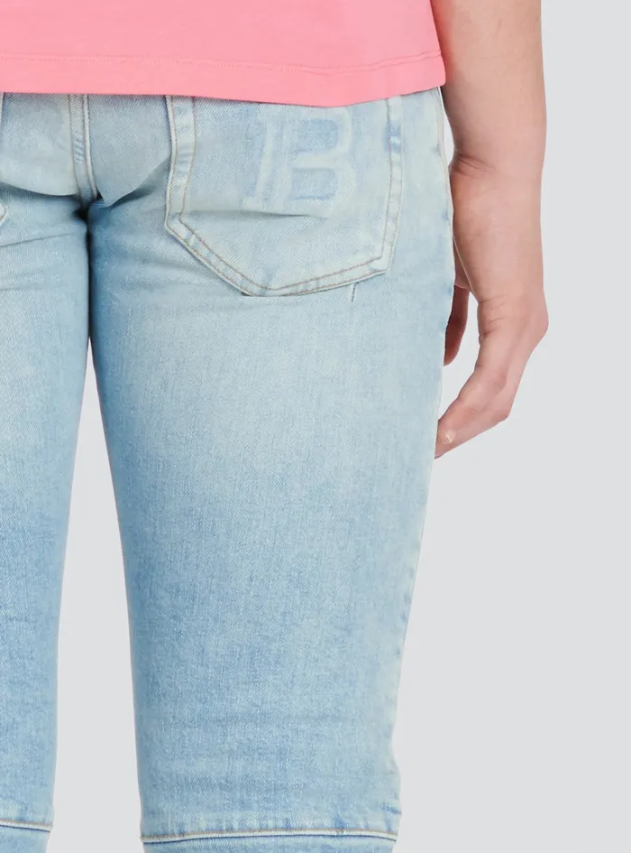 Balmain Denim Mens Slim Cut EcoDesigned Denim Cotton Jeans Blue Balmain Denim Mens Slim Cut EcoDesigned Denim Cotton Jeans Blue