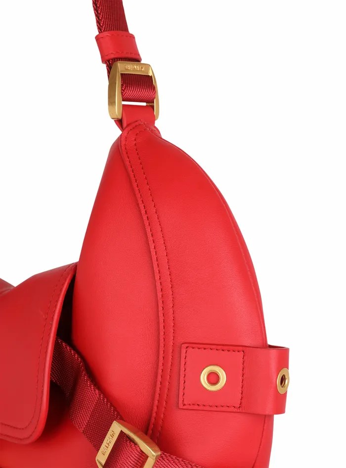 Balmain Handbags Womens Leather And Suede Major Bag Red Balmain Handbags Womens Leather And Suede Major Bag Red