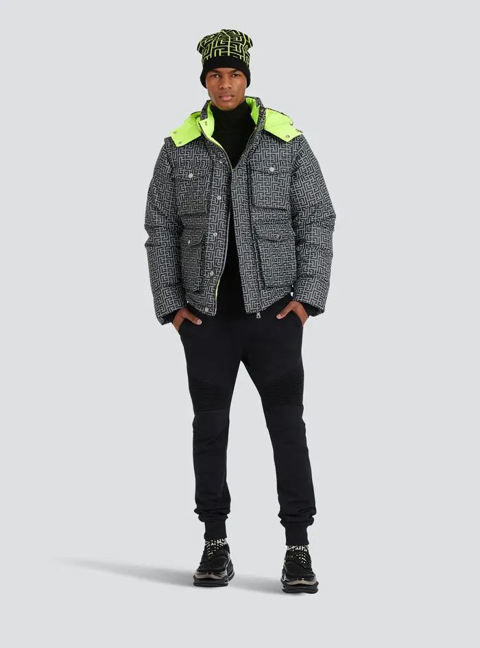 Balmain Knitwear Mens Capsule After Ski 8211 Cotton Turtleneck With Balmain Logo Print Black Balmain Knitwear Mens Capsule After Ski 8211 Cotton Turtleneck With Balmain Logo Print Black