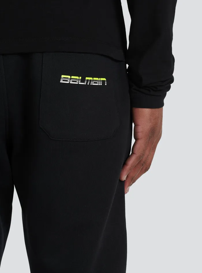 Balmain Knitwear Mens Capsule After Ski 8211 Cotton Turtleneck With Balmain Logo Print Black Balmain Knitwear Mens Capsule After Ski 8211 Cotton Turtleneck With Balmain Logo Print Black