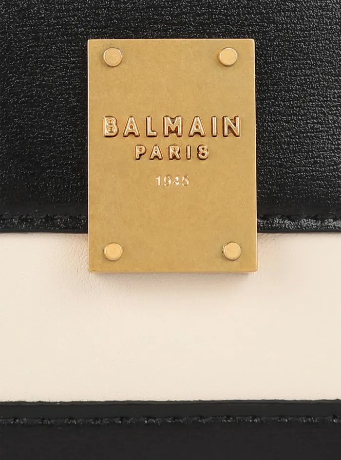 Balmain Small Leather Goods Womens Leather 1945 Card Holder Beige Balmain Small Leather Goods Womens Leather 1945 Card Holder Beige