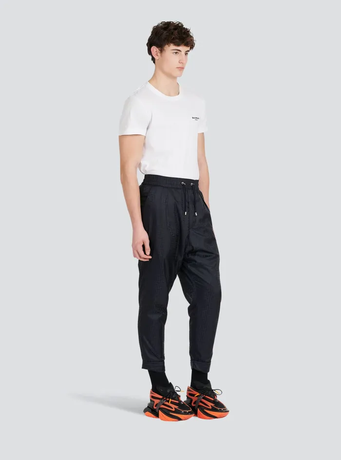 Balmain Trousers And Shorts Mens Harem Cut Pants Black Balmain Trousers And Shorts Mens Harem Cut Pants Black