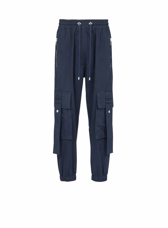 Balmain Trousers And Shorts Mens High Summer Capsule 8211 Cotton Cargo Pants Navy Balmain Trousers And Shorts Mens High Summer Capsule 8211 Cotton Cargo Pants Navy