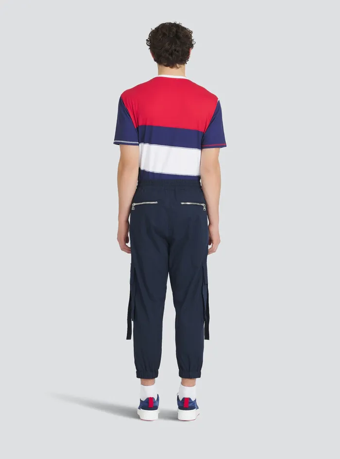 Balmain Trousers And Shorts Mens High Summer Capsule 8211 Cotton Cargo Pants Navy Balmain Trousers And Shorts Mens High Summer Capsule 8211 Cotton Cargo Pants Navy
