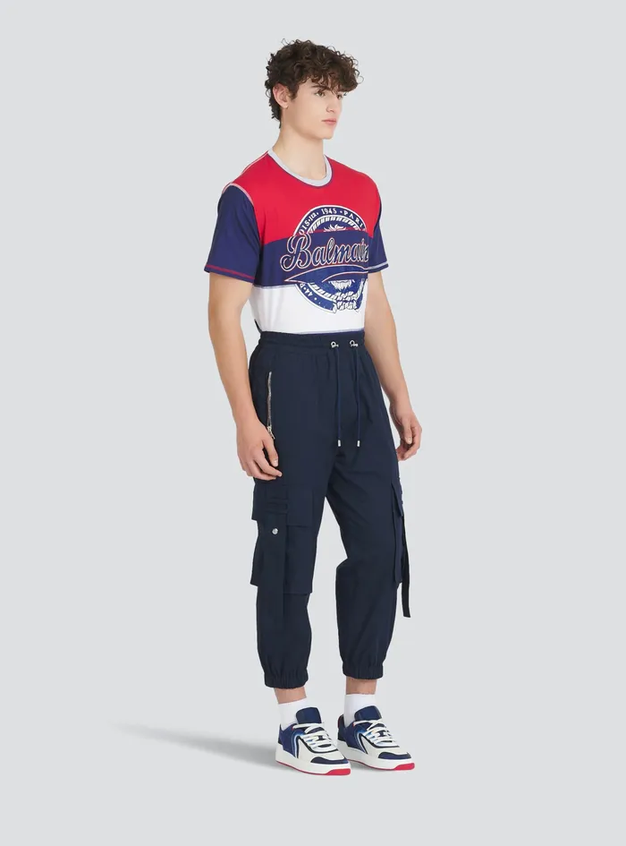 Balmain Trousers And Shorts Mens High Summer Capsule 8211 Cotton Cargo Pants Navy Balmain Trousers And Shorts Mens High Summer Capsule 8211 Cotton Cargo Pants Navy