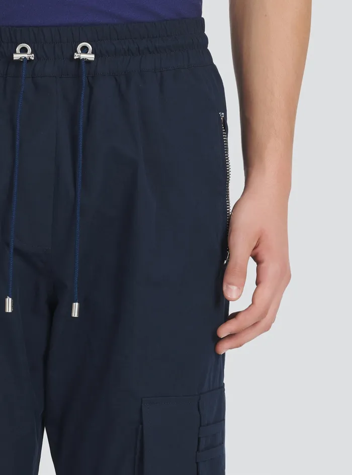 Balmain Trousers And Shorts Mens High Summer Capsule 8211 Cotton Cargo Pants Navy Balmain Trousers And Shorts Mens High Summer Capsule 8211 Cotton Cargo Pants Navy