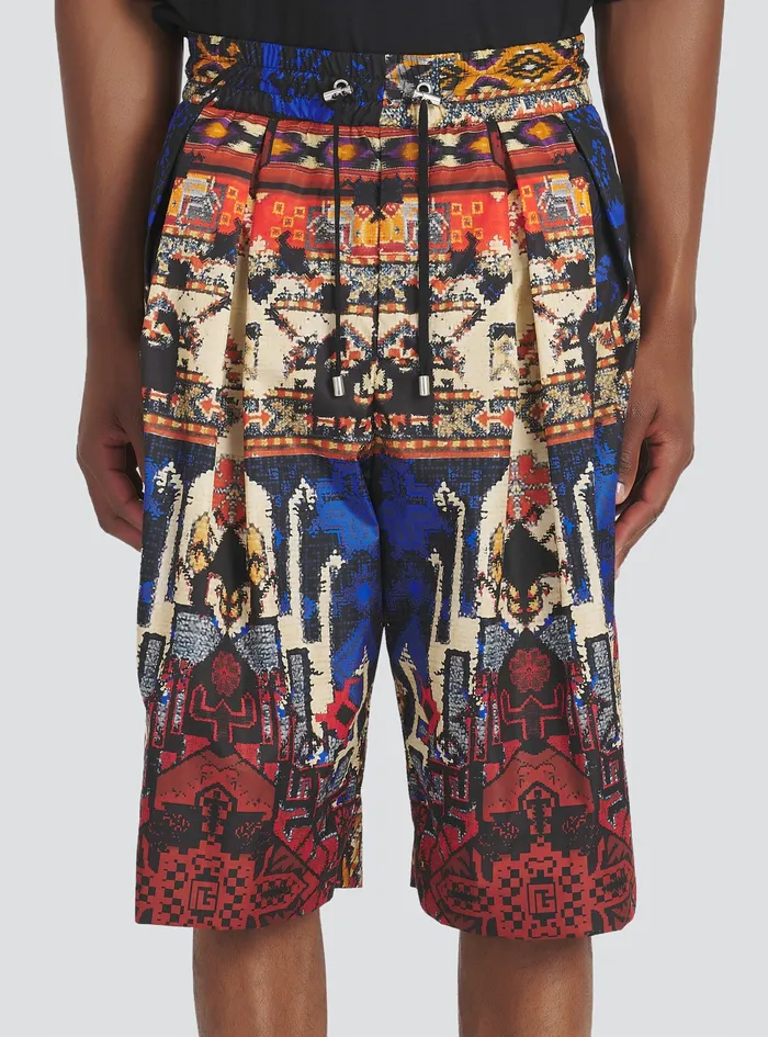 Balmain Trousers And Shorts Mens Multicolor Nylon Shorts Multicolor Balmain Trousers And Shorts Mens Multicolor Nylon Shorts Multicolor