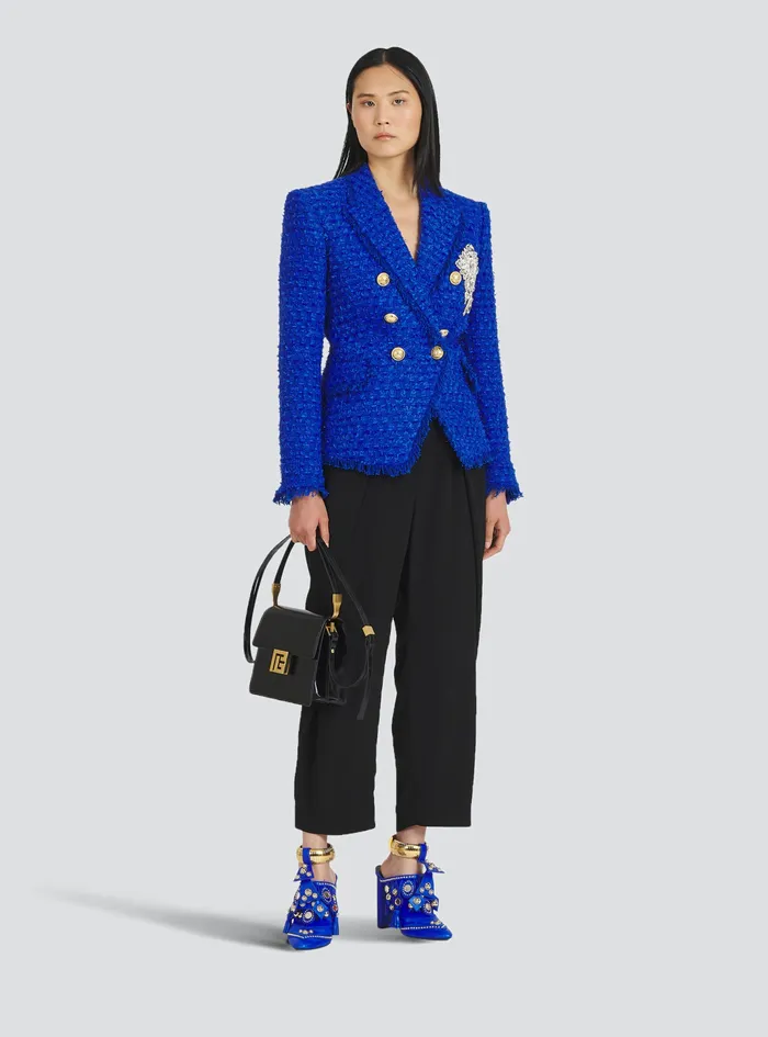 Balmain Trousers And Shorts Womens Crepe EcoDesigned Pants Black Balmain Trousers And Shorts Womens Crepe EcoDesigned Pants Black