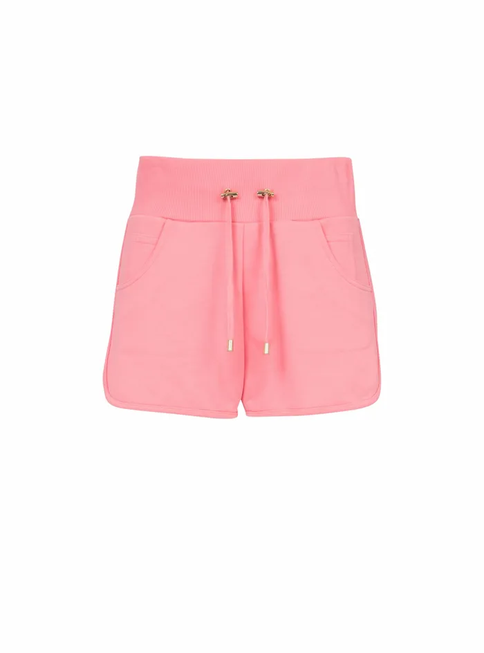 Balmain Trousers And Shorts Womens EcoDesigned Knit Shorts Pink