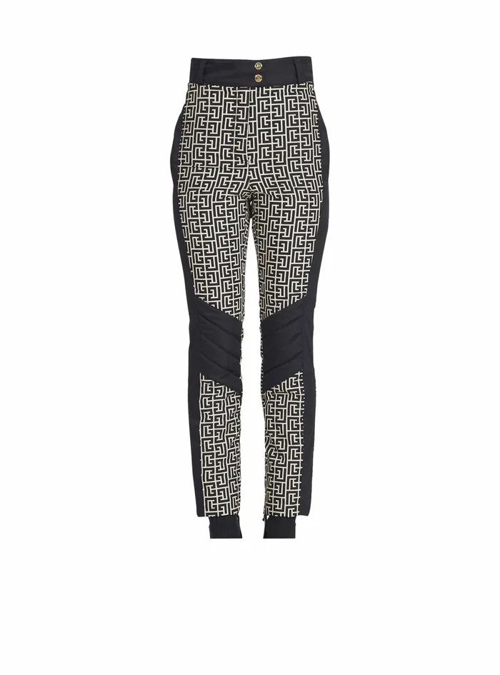 Balmain Trousers And Shorts Womens X Rossignol 8211 BalmainMonogrammed HighWaisted Ski Pants Black Balmain Trousers And Shorts Womens X Rossignol 8211 BalmainMonogrammed HighWaisted Ski Pants Black