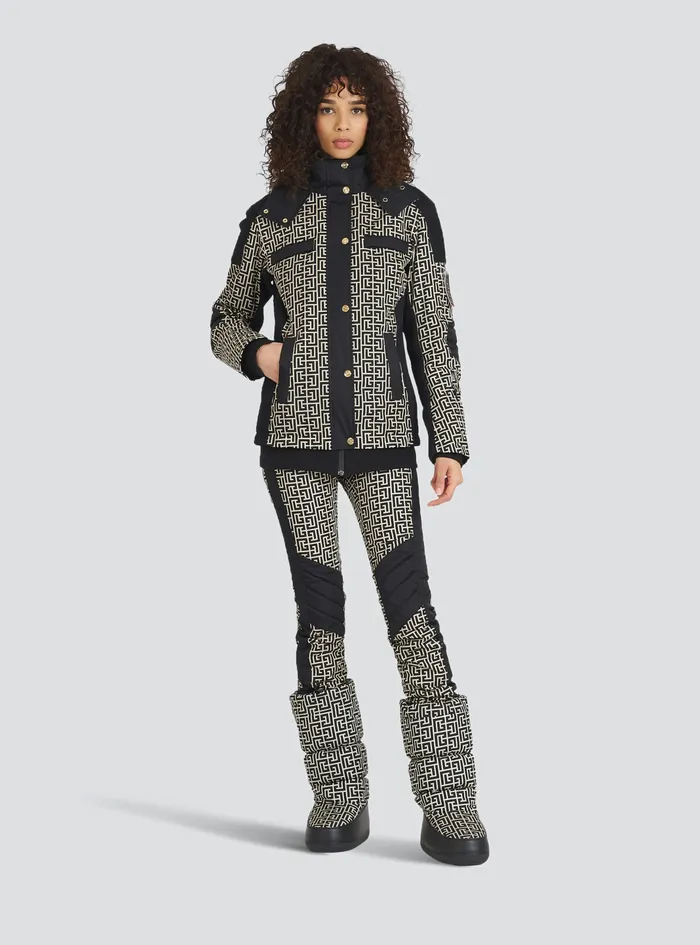 Balmain Trousers And Shorts Womens X Rossignol 8211 BalmainMonogrammed HighWaisted Ski Pants Black Balmain Trousers And Shorts Womens X Rossignol 8211 BalmainMonogrammed HighWaisted Ski Pants Black