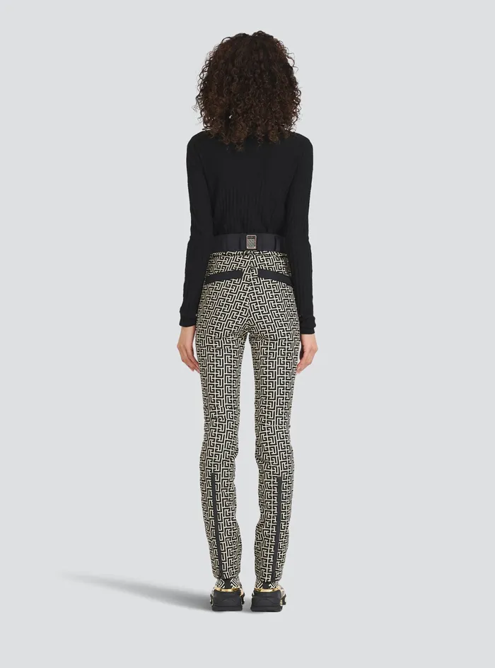 Balmain Trousers And Shorts Womens X Rossignol 8211 BalmainMonogrammed HighWaisted Ski Pants Black Balmain Trousers And Shorts Womens X Rossignol 8211 BalmainMonogrammed HighWaisted Ski Pants Black